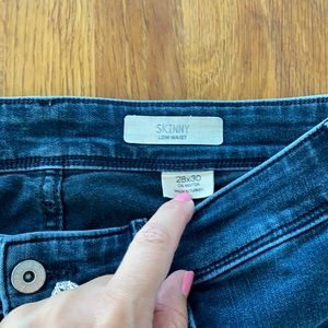 &DENIM skinny low waist jeans